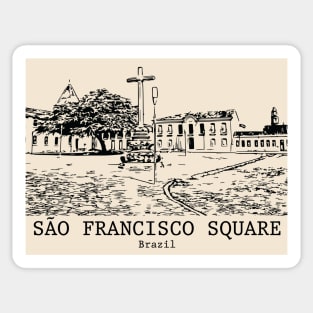 São Francisco Square - Brazil Sticker